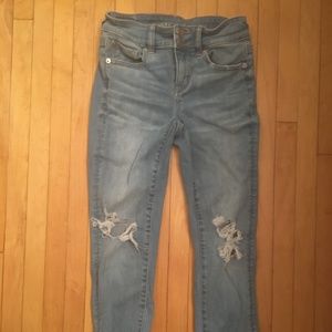 American eagle crop jeans